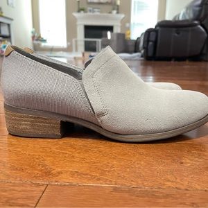 Toms Reece booties grey suede like new size 6.5